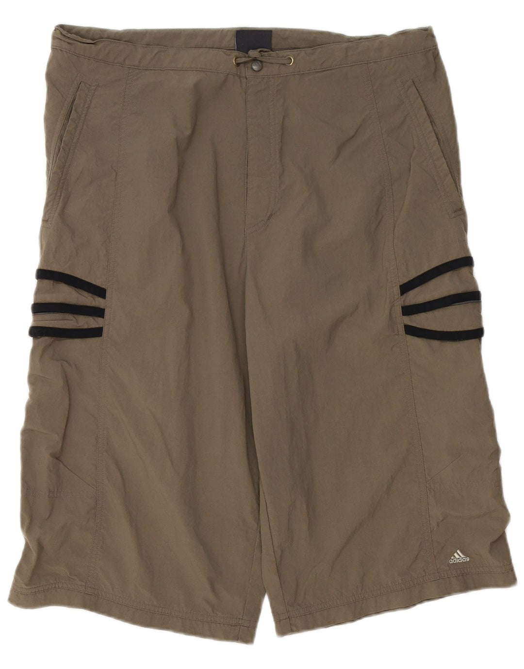 Ανδρικό σορτς ADIDAS Cargo W36 Large Khaki Polyester