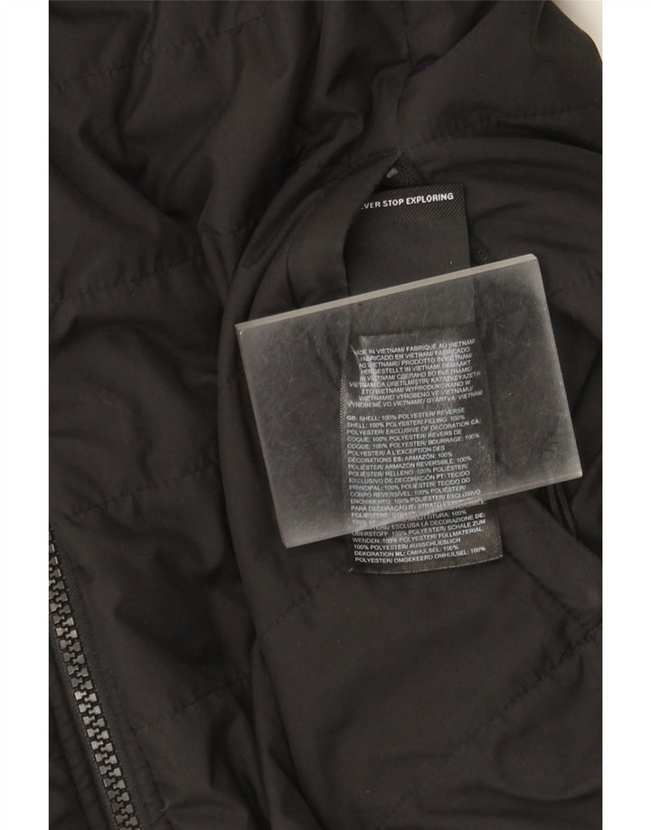 The North Face γυναικείο αναστρέψιμο μπουφάν με επένδυση UK 14 Μεσαίο μαύρο πολυεστέρα