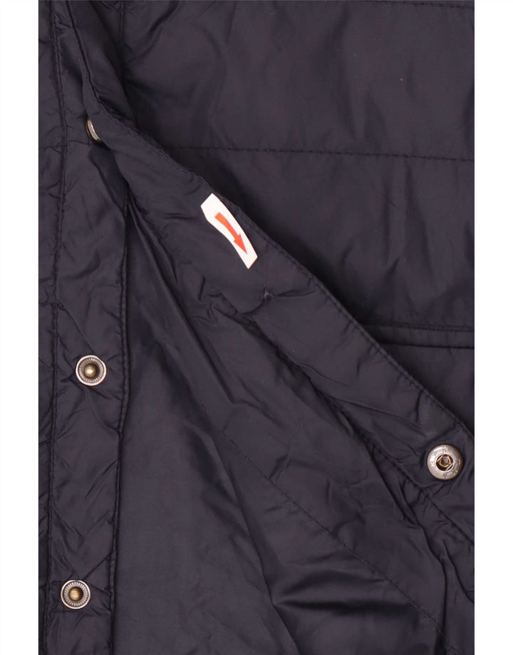 Ανδρικό μπουφάν γαλλικής σύνδεσης UK 40 Large Navy Blue Polyamide