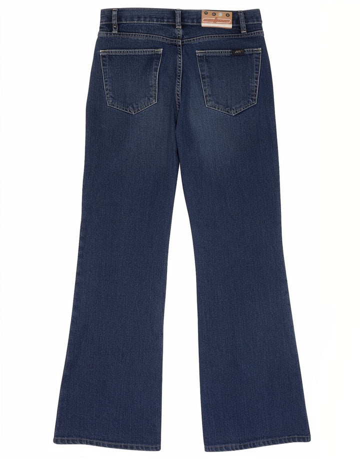 Wild Jeans Γυναικείο ψηλό ψηλό φουντωτό IT 42 Medium W26 L30 Μπλε βαμβακερό