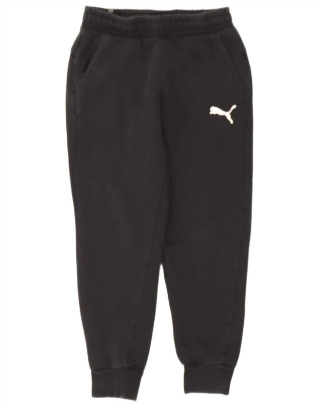 PUMA Mens Tracksuit Trousers Joggers Small  Black Cotton
