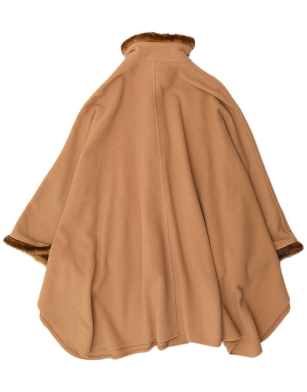 Vintage Γυναικείο Παλτό Poncho One Size Beige