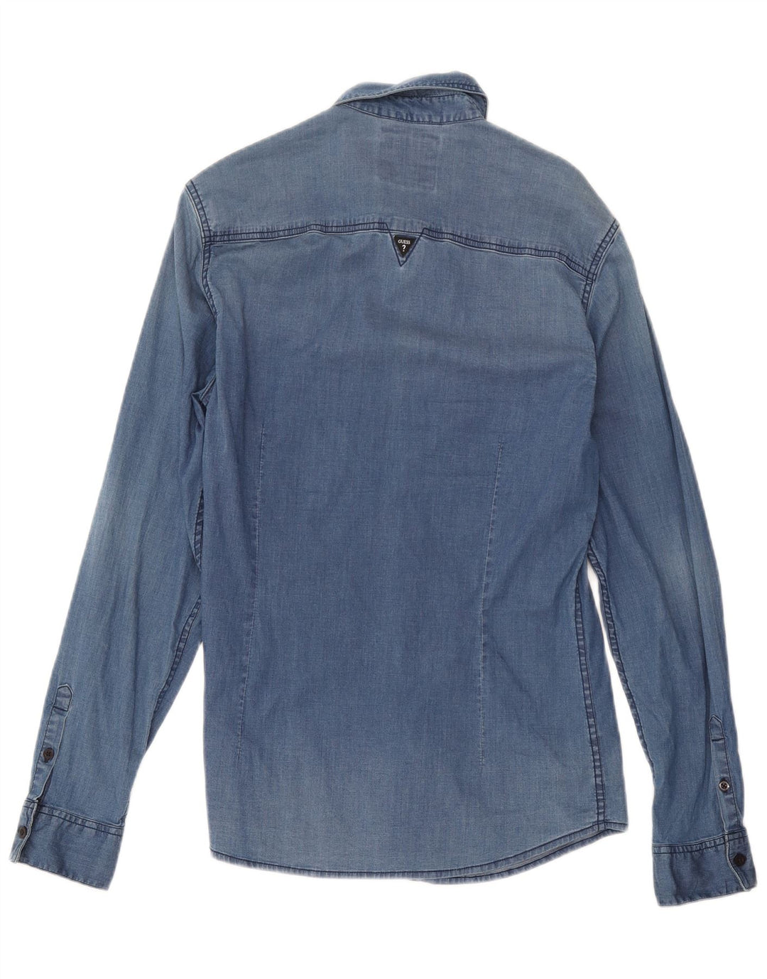 Ανδρικό τζιν πουκάμισο Guess Slim Fit Small Blue