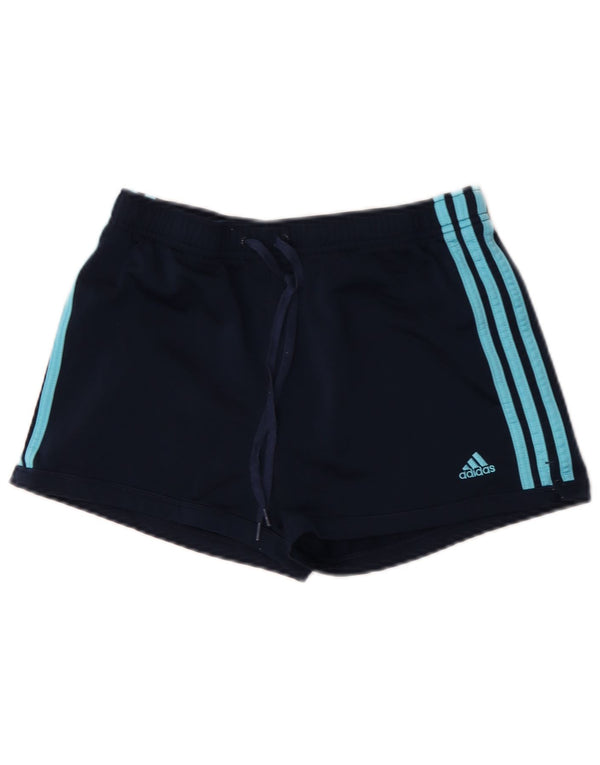 Γυναικείο αθλητικό σορτς Adidas UK 12 Medium Navy Blue Polyester