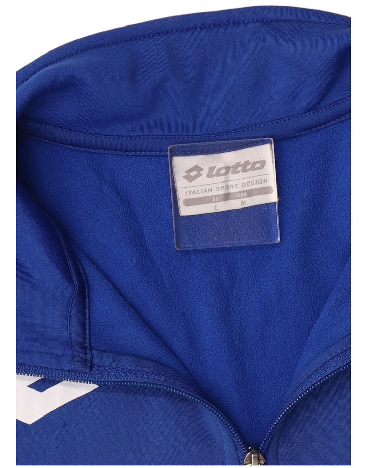 Ανδρικό φούτερ Lotto με φερμουάρ Jumper Large Blue