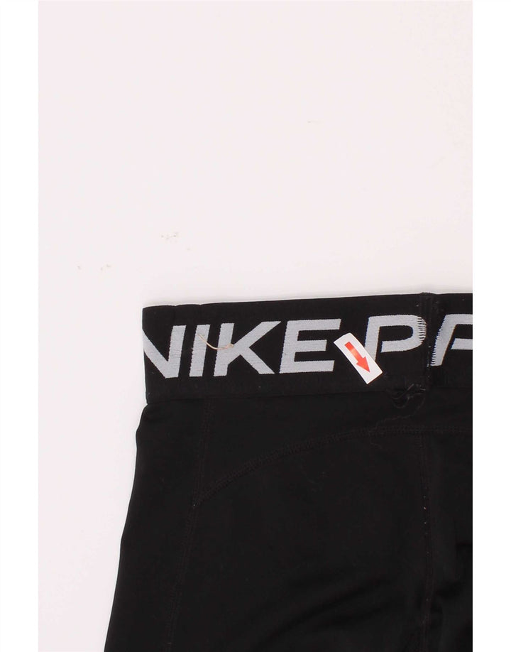 Γραφικό κολάν Nike Girls Dri Fit 8-9 ετών Μικρό μαύρο πολυεστέρα