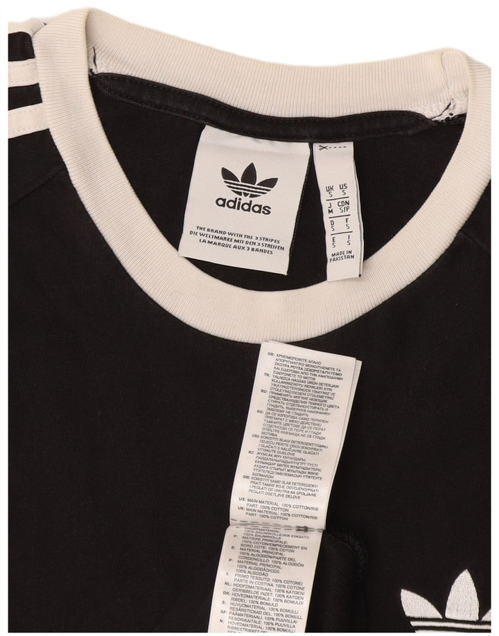 Ανδρικό T-Shirt Adidas Top Μικρό μαύρο βαμβακερό