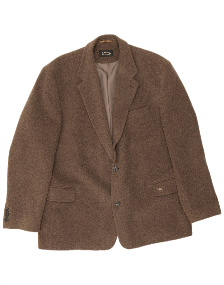 Camel Active Ανδρικό σακάκι με 2 κουμπιά UK 44 2XL Γκρι παρθένο μαλλί