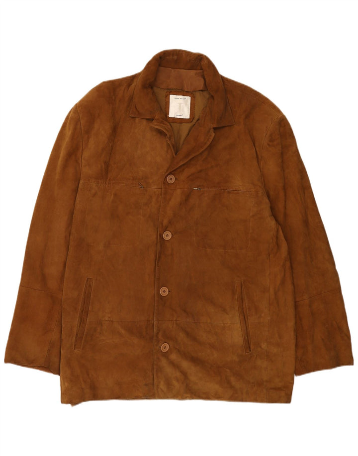 Ανδρικό Suede Jacket Conbipel IT 52 Large Beige Leather