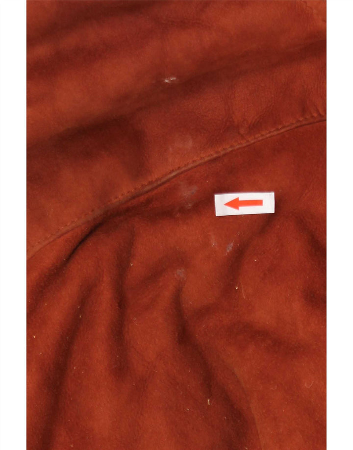 Vintage Γυναικείο Oversized Shearling Coat IT 42 Medium Brown
