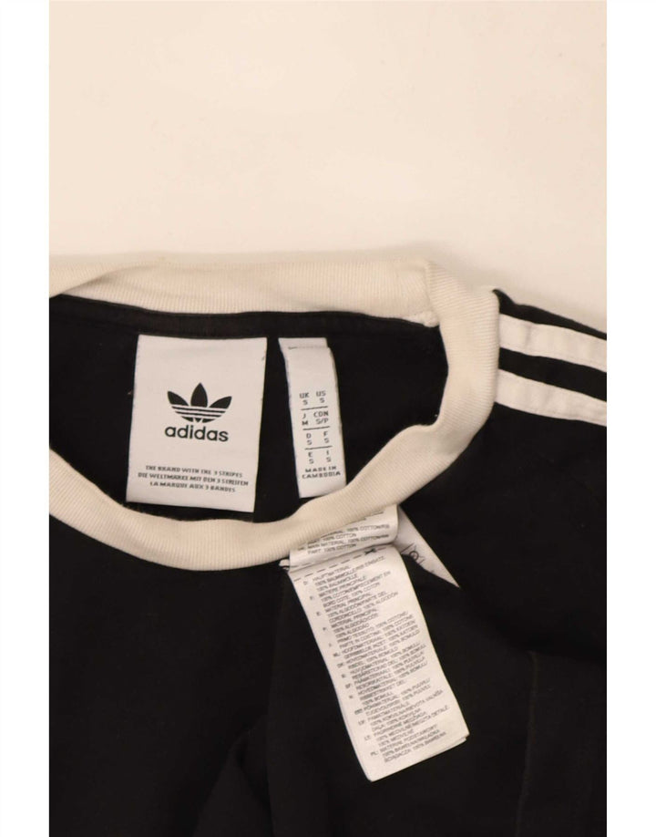 Ανδρικό T-Shirt Adidas Top Μικρό μαύρο βαμβακερό