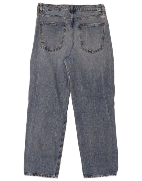 Marks & Spencer Γυναικεία Boyfriend τζιν UK 10 Small W30 L28 Blue