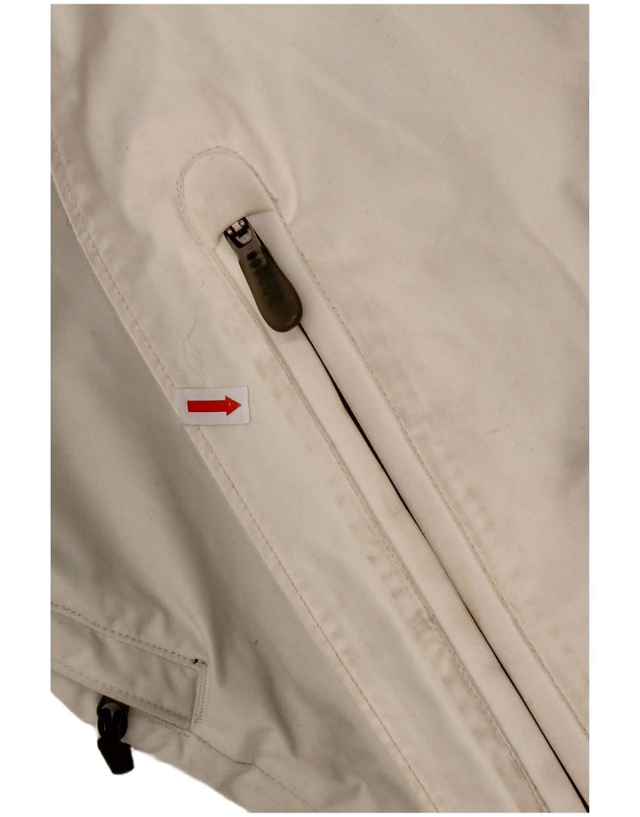 COLUMBIA Γυναικείο τζάκετ Titanium Windbreaker UK 16 Large White Colourblock