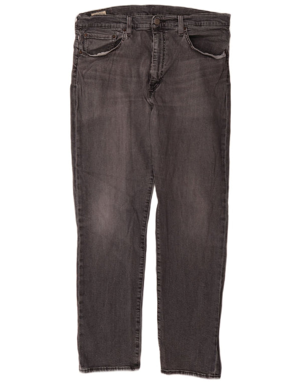 Levi's Mens 502 Tapered Jeans W36 L34 Γκρι βαμβακερό