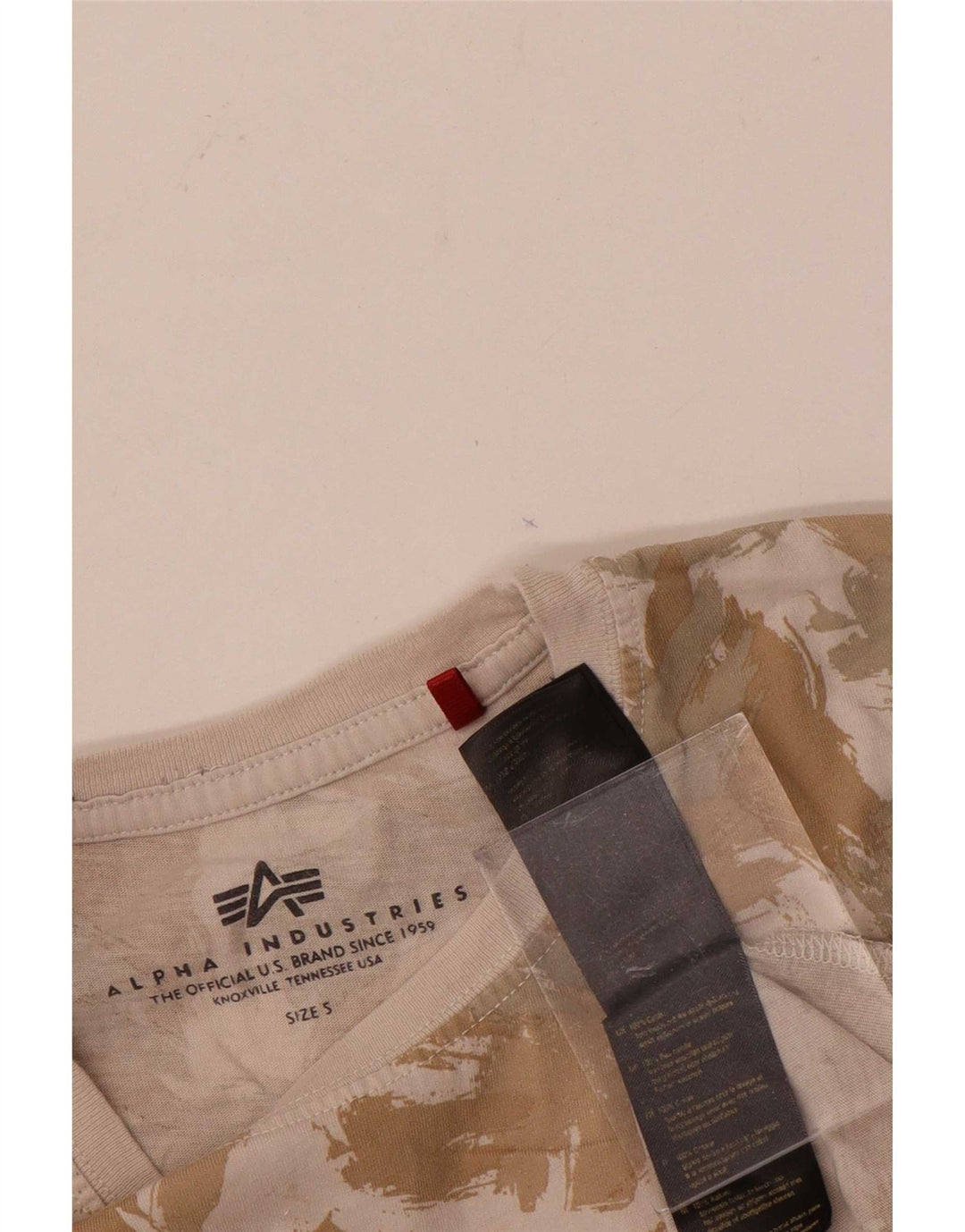 Ανδρικό γραφικό T-shirt Alpha Industries Top Μικρό πολύχρωμο βαμβακερό