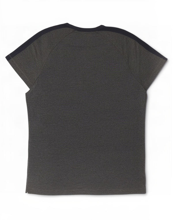 Ανδρικό T-Shirt French Connection Top XL Grey Colourblock Βαμβακερό