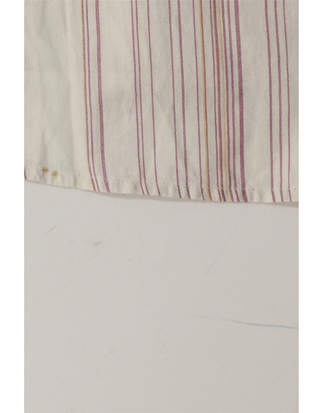 KAPPA Ανδρικό κοντομάνικο πουκάμισο Βαμβακερό μεσαίο λευκό ριγέ