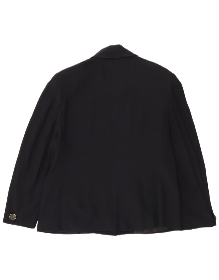 Roccobarocco Γυναικείο σακάκι με διπλό στήθος UK 18 XL Navy Blue