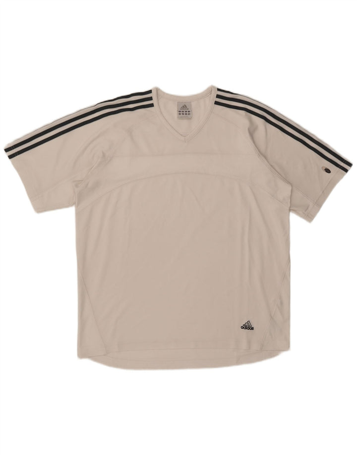 Ανδρικό T-Shirt Adidas Climacool Top XL Λευκό Πολυεστέρας