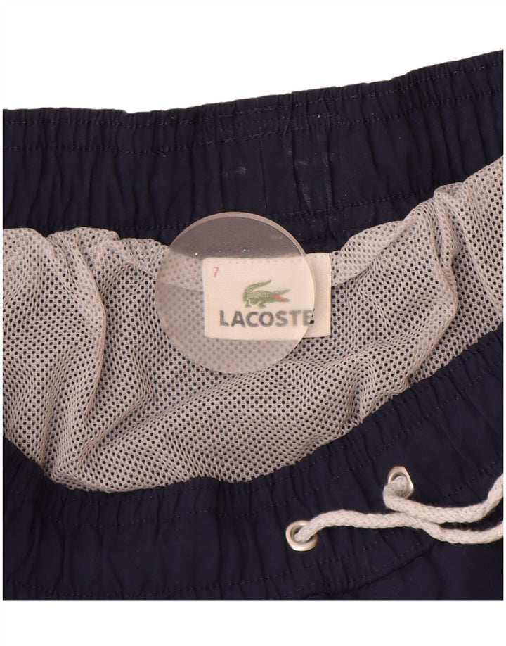 Ανδρικό σορτς κολύμβησης Lacoste 7 2XL Navy Blue Polyamide