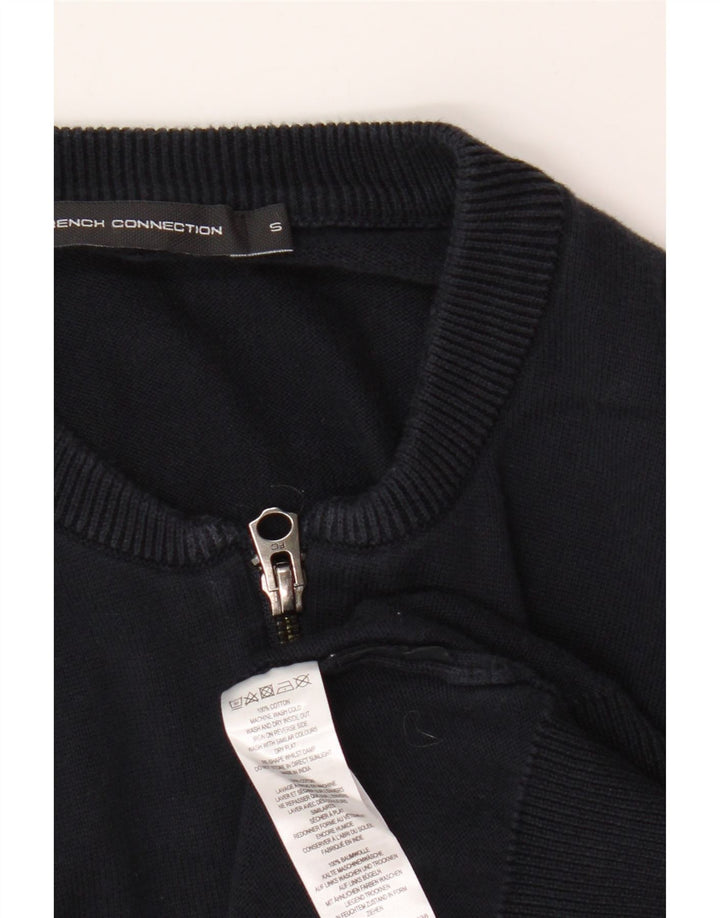 Γαλλική Connection Ανδρική ζακέτα πουλόβερ Small Navy Blue Βαμβακερό