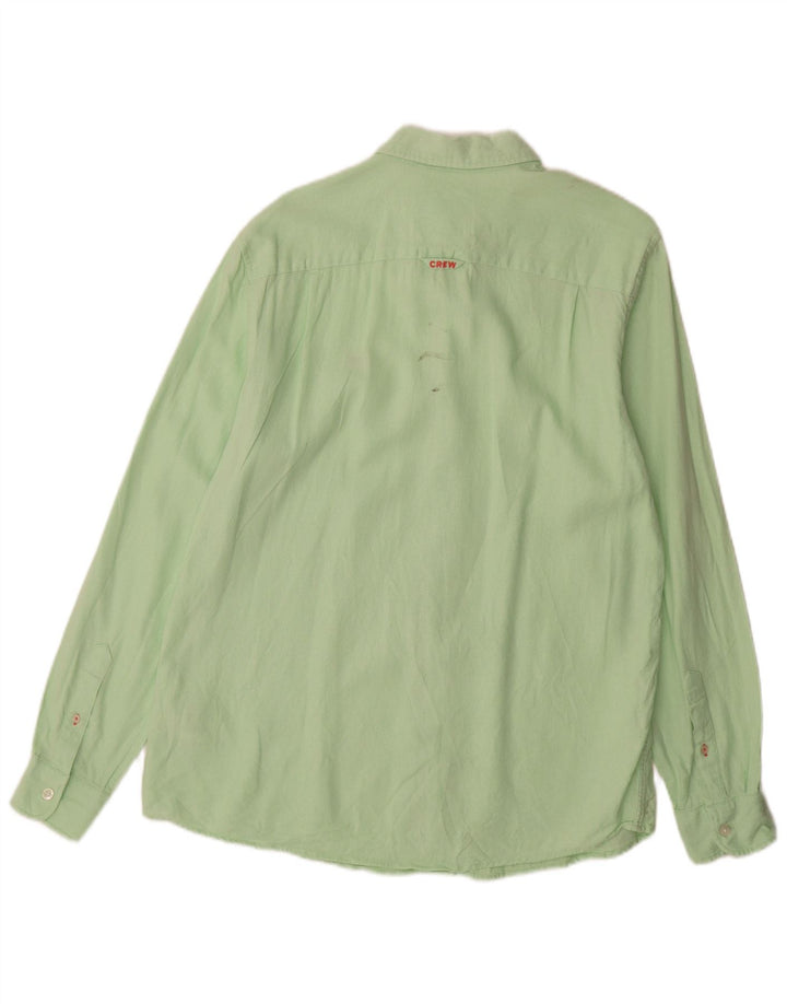 Ανδρικό πουκάμισο Crew Clothing, Μεσαίο πράσινο λινό