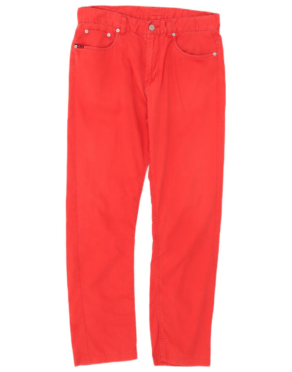 Ανδρικό Kappa Perfect Fit Slim Casual Παντελόνι IT 48 Medium W33 L27 Red Cotton