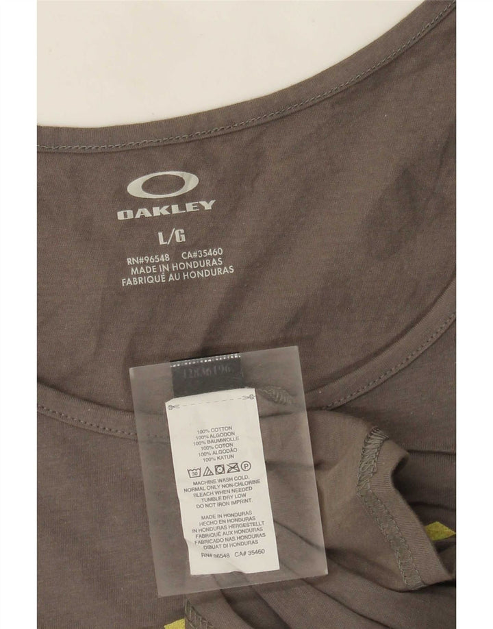 Ανδρικό γραφικό γιλέκο Oakley Μεγάλο βαμβακερό γκρι