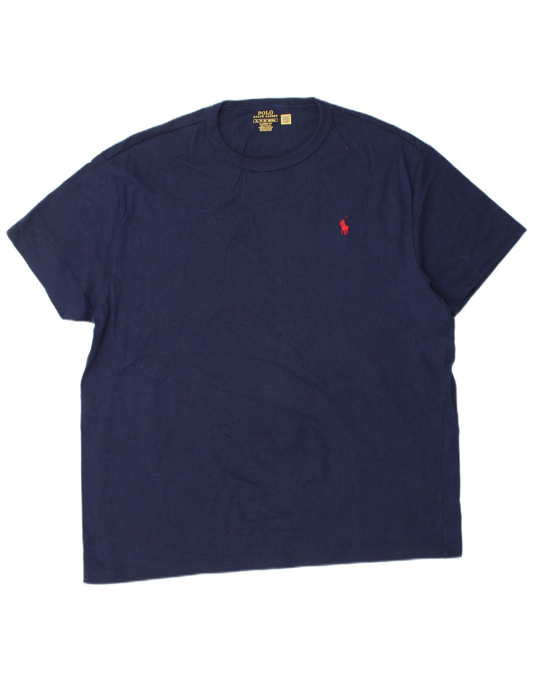 Ανδρικό μπλουζάκι POLO RALPH LAUREN Κλασική Εφαρμογή Top XL Navy Blue από βαμβάκι