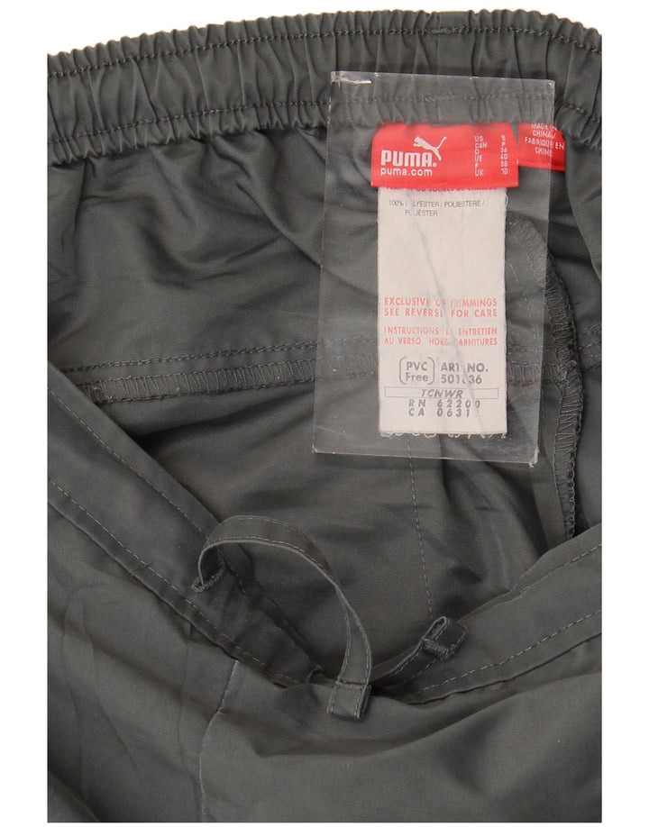 Puma Γυναικεία αθλητική φόρμα Παντελόνι Joggers UK 10 Small Grey Polyester