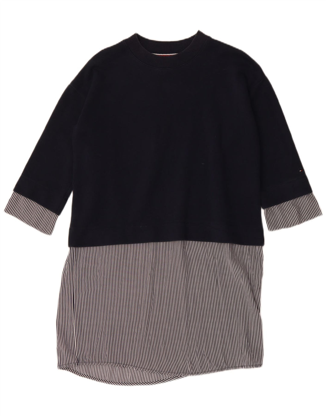 TOMMY HILFIGER Γυναικείο φόρεμα Shift UK 14 Medium Navy Blue Colourblock