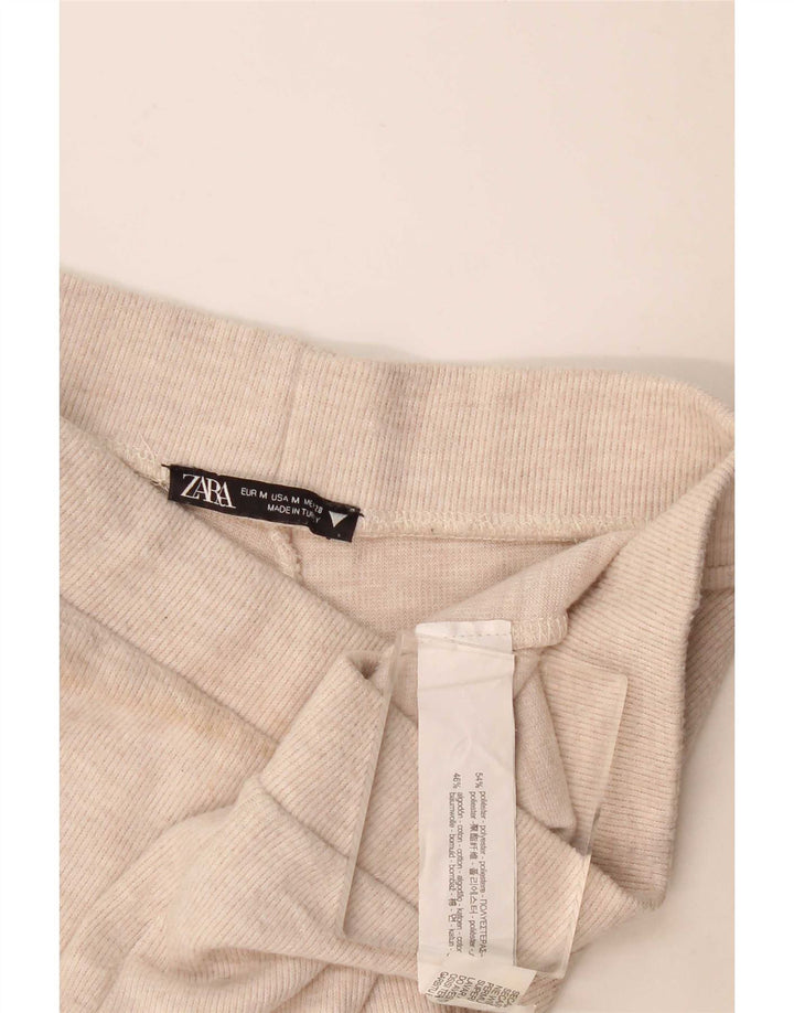 Zara Γυναικεία φόρμα παντελόνι UK 12 Medium Beige Polyester