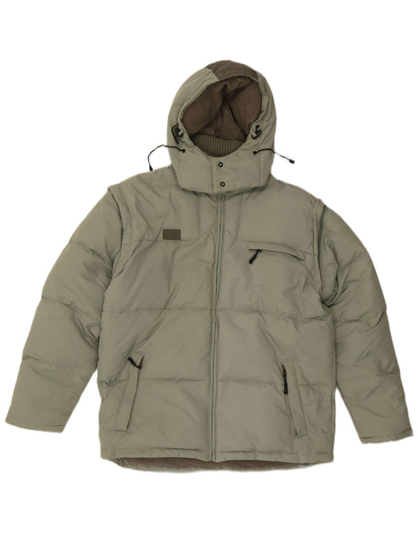 Fila Ανδρικό μπουφάν με κουκούλα UK 40 Large Green