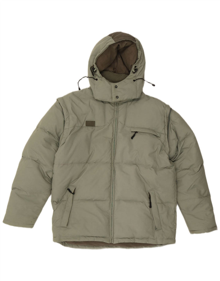 Fila Ανδρικό μπουφάν με κουκούλα UK 40 Large Green