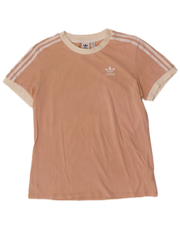 Γυναικείο κοντομάνικο T-shirt Adidas Top UK 6 XS Ροζ βαμβακερό