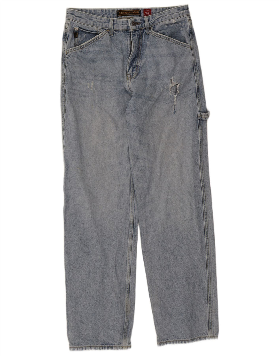 Ανδρικό τζιν ίσιο Superdry Cargo W32 L34 Μπλε