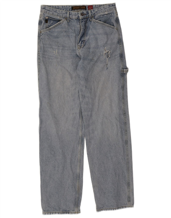 Ανδρικό τζιν ίσιο Superdry Cargo W32 L34 Μπλε