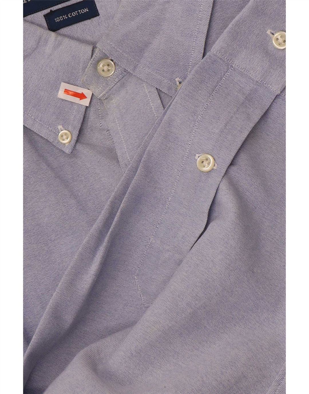 Ralph Lauren Ανδρικό μεγάλο πουκάμισο 4XL μπλε βαμβακερό