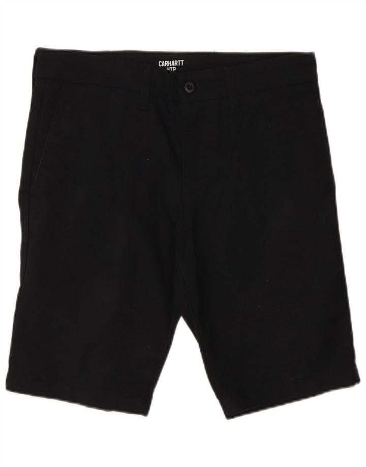 Ανδρικό σορτς Chino Carhartt W29 μεσαίο μαύρο βαμβακερό