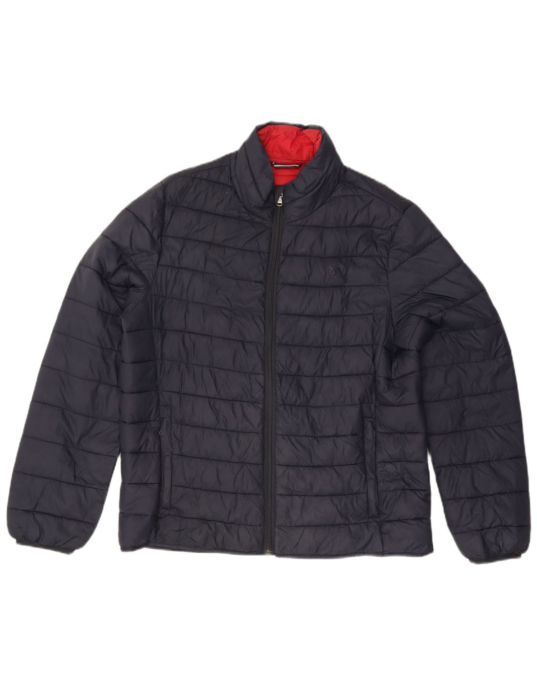 CREW CLOTHING Ανδρικό μπουφάν με επένδυση UK 38 Medium Navy Blue Nylon