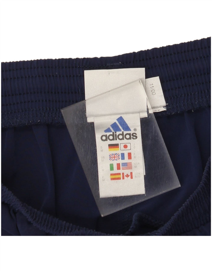 Ανδρικό αθλητικό σορτς Adidas από μεσαίο μπλε ναυτικό πολυεστέρα