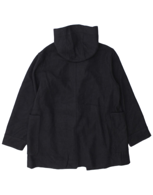 Παλτό Zara Girls Hooded Double Breasted 13-14 Years Navy Blue Polyester