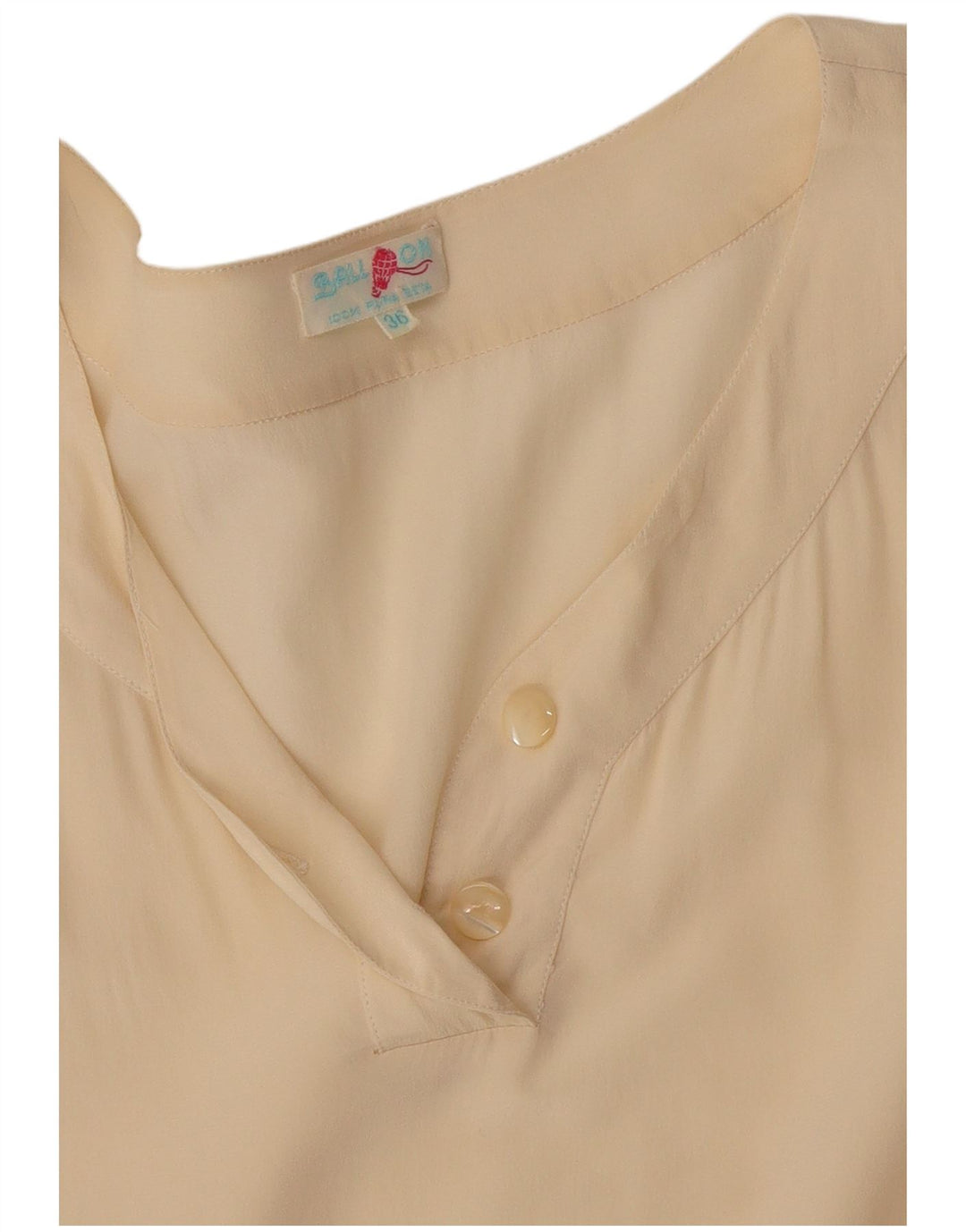 Μπαλόνι Γυναικεία Μπλούζα Top EU 38 Medium Beige Silk