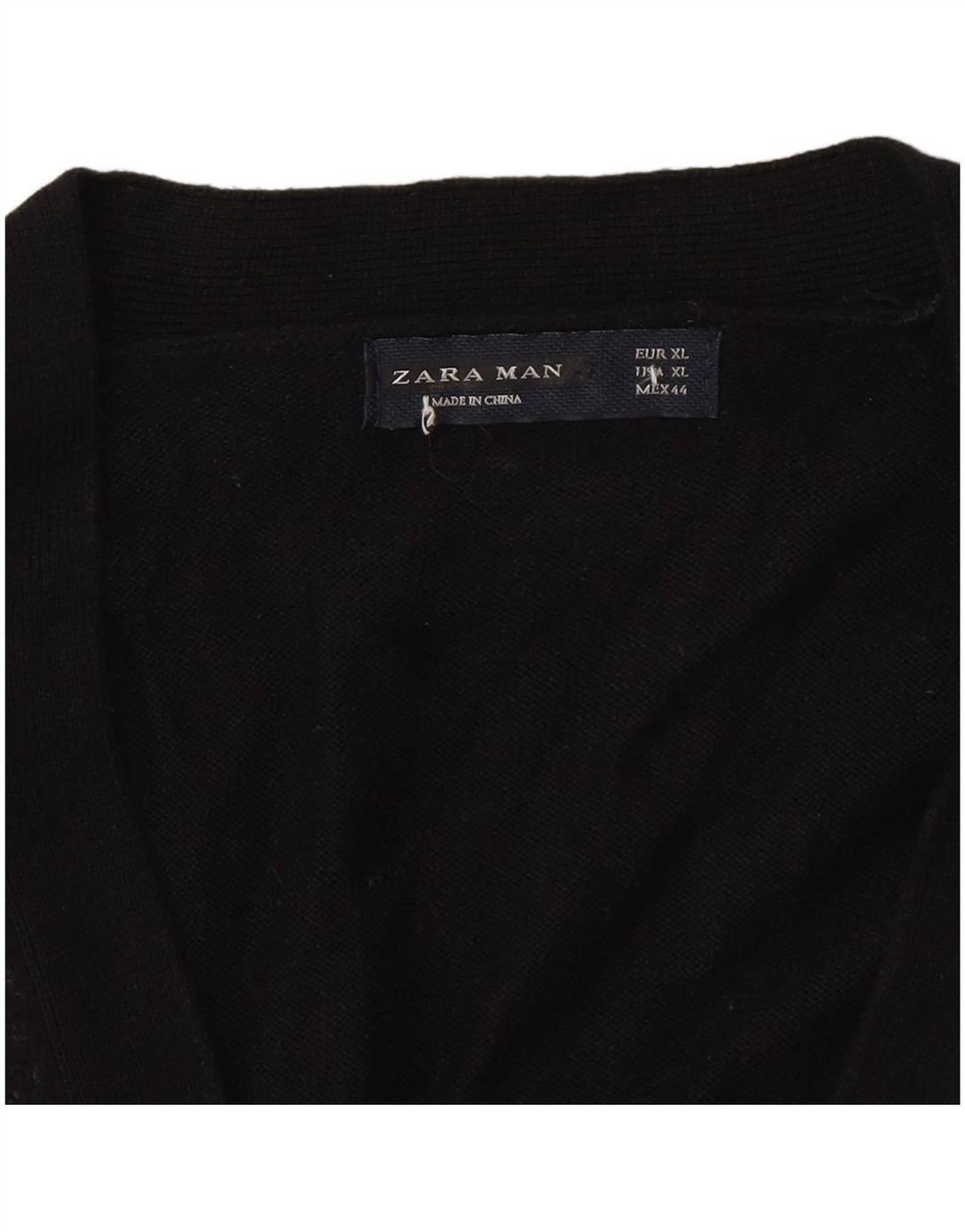 Ανδρικό πουλόβερ Zara Ζακέτα XL Black Colourblock
