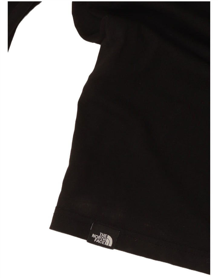 Ανδρικό τοπ North Face μακρυμάνικο 2XL μαύρο βαμβακερό