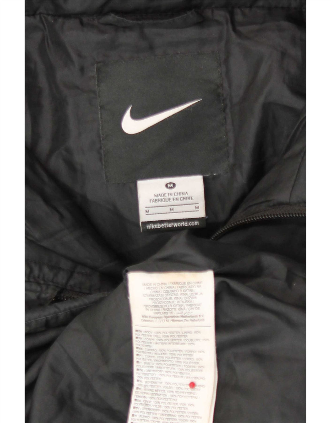 Ανδρικό μπουφάν Nike Graphic UK 38 Medium Black Polyester