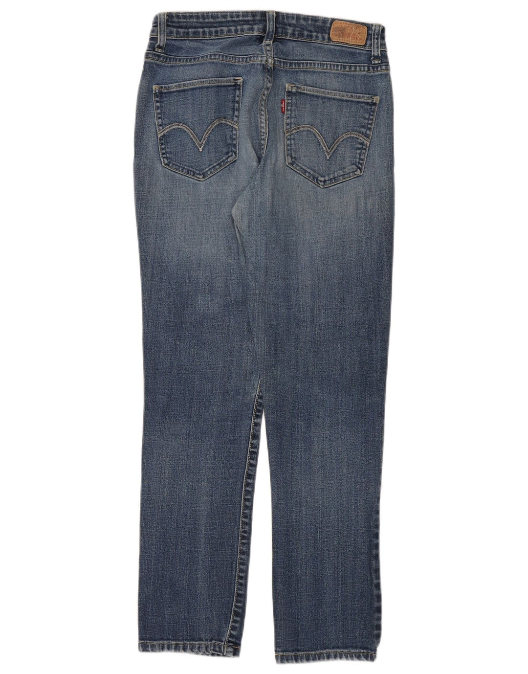 Γυναικείο ψηλό ψηλό λεπτό τζιν Levi's US 8 Medium W28 L28 Μπλε βαμβακερό