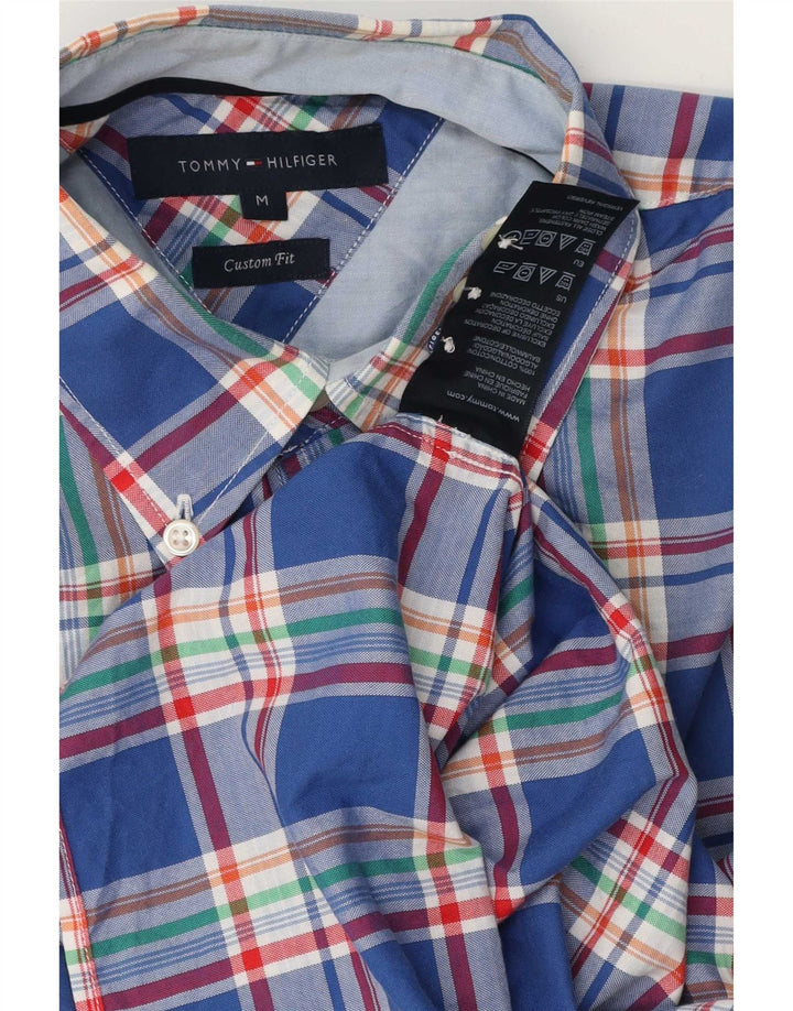 Ανδρικό πουκάμισο Tommy Hilfiger Custom Fit, μεσαίο μπλε βαμβακερό
