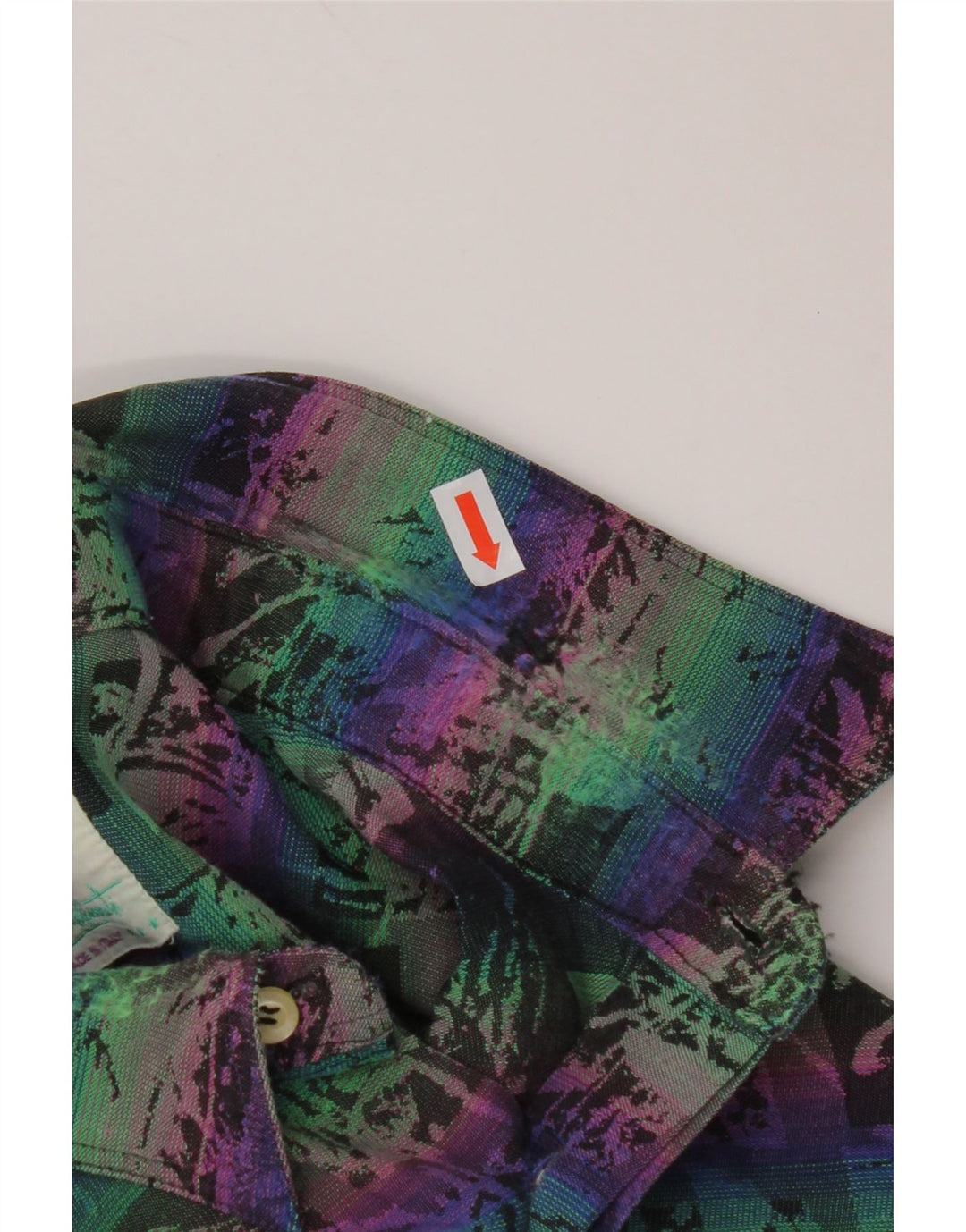 EMOZIONI Ανδρικό πουκάμισο αφηρημένο με σχέδιο μεγάλο βαμβακερό πολύχρωμο