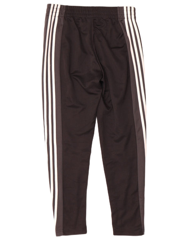 Adidas Γυναικεία φόρμα παντελόνια UK 12/14 Medium Black Colourblock